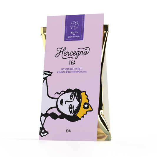 Hercegnő tea mesekönyvvel száraz köhögésre
